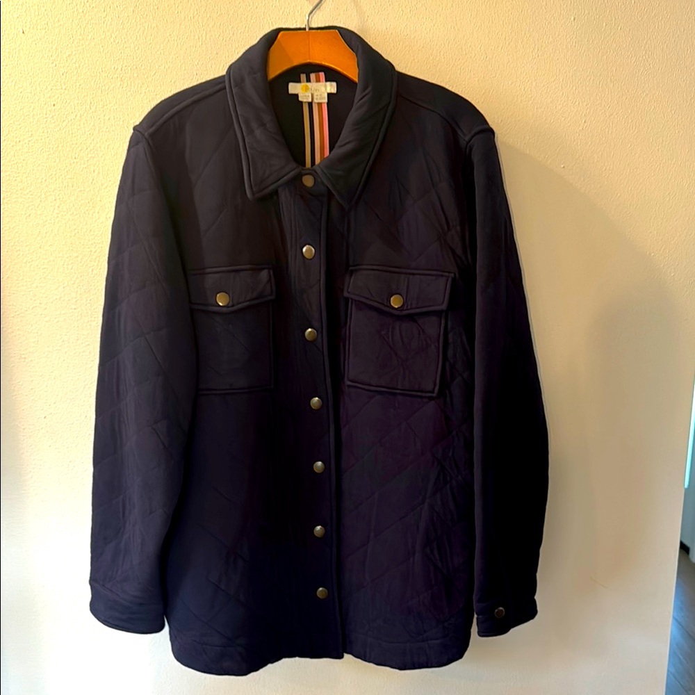 Boden Brand Navy Quilted Jacket